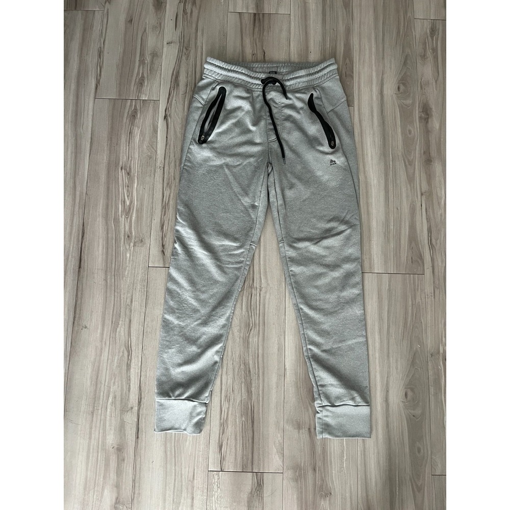 RBX Live Life Active Joggers Pants Mens Medium Gray French Terry Performance